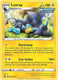 Luxray (43) - SWSH: Crown Zenith - 043/159