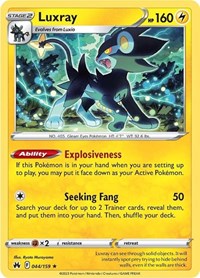 Luxray (44) - SWSH: Crown Zenith - 044/159