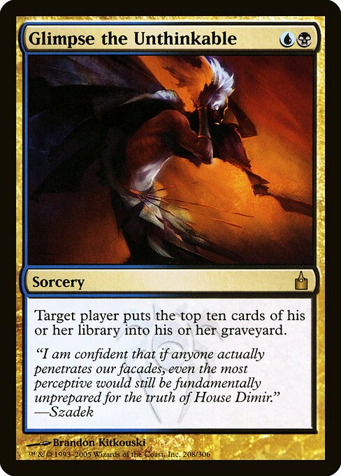Glimpse the Unthinkable - Ravnica: City of Guilds - 208