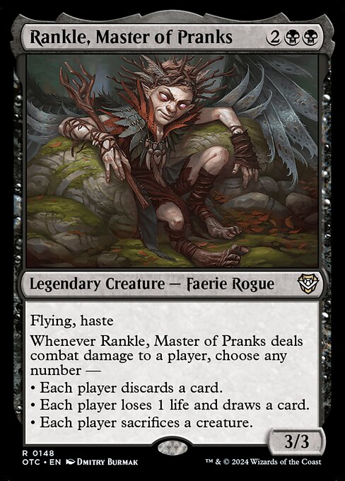 Rankle, Master of Pranks - Outlaws of Thunder Junction Commander - 148