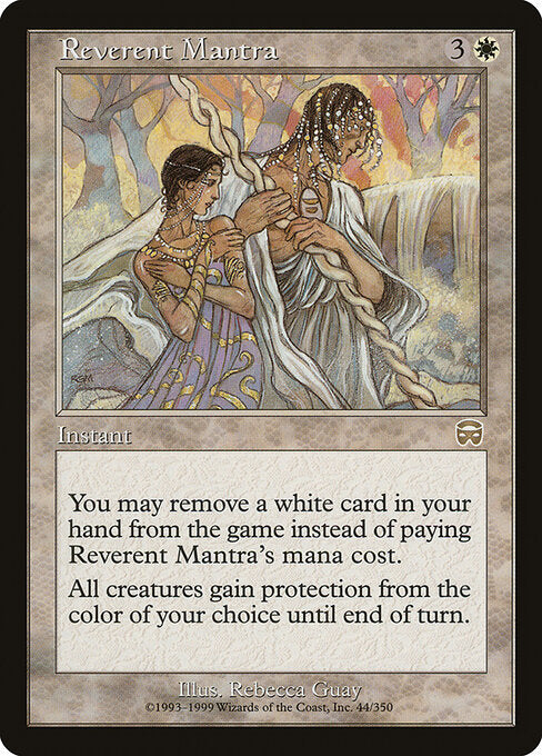 Reverent Mantra - Mercadian Masques - 44
