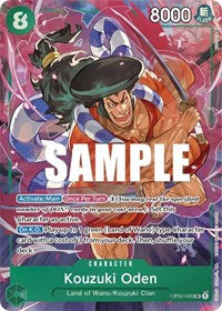 Kouzuki Oden (Alternate Art) - Paramount War - OP02-030