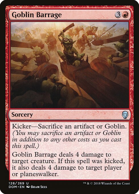 Goblin Barrage - Dominaria - 128