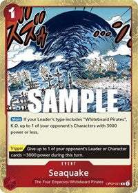 Seaquake - Paramount War - OP02-021
