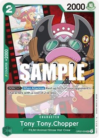 Tony Tony.Chopper - Paramount War - OP02-034