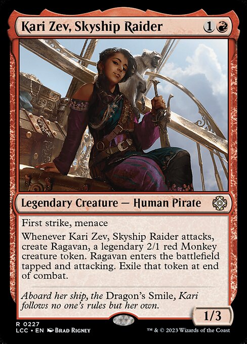 Kari Zev, Skyship Raider - The Lost Caverns of Ixalan Commander - 227
