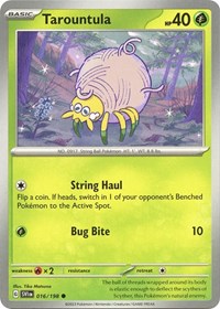 Tarountula - 016/198 - SV01: Scarlet & Violet Base Set - 016/198