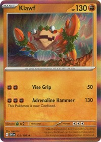 Klawf - 122/198 - SV01: Scarlet & Violet Base Set - 122/198