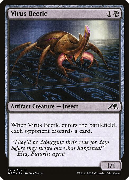 Virus Beetle - Kamigawa: Neon Dynasty - 128