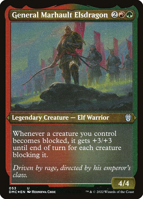 General Marhault Elsdragon - Dominaria United Commander - 53