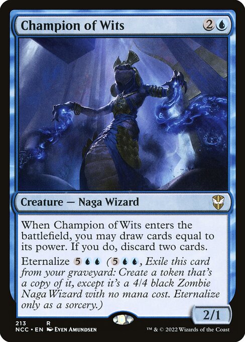 Champion of Wits - New Capenna Commander - 213