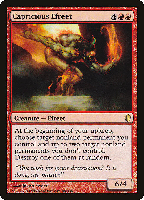Capricious Efreet - Commander 2013 - 102