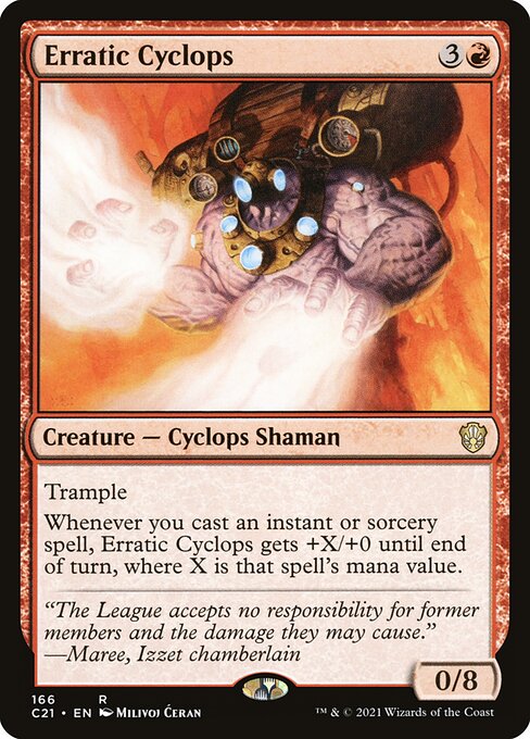 Erratic Cyclops - Commander 2021 - 166