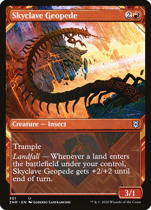 Skyclave Geopede - Zendikar Rising - 301
