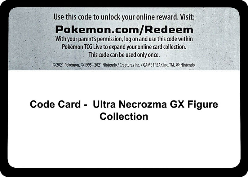 Image for Code Card - Ultra Necrozma GX Figure Collection (DRM) - Pokemon