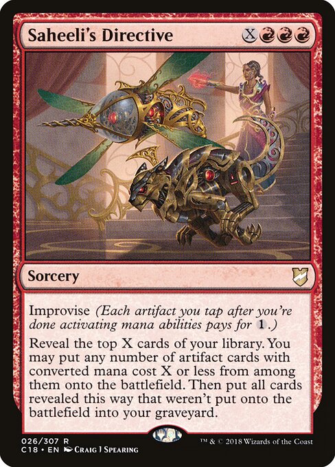 Saheeli's Directive - Commander 2018 - 26