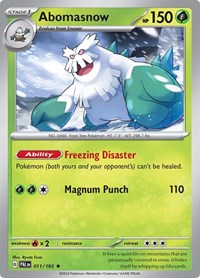 Abomasnow - SV02: Paldea Evolved - 011/193