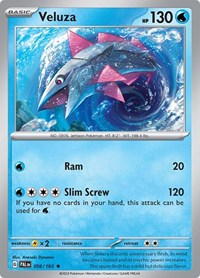 Veluza - 056/193 - SV02: Paldea Evolved - 056/193