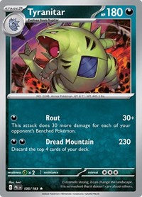 Tyranitar - 135/193 - SV02: Paldea Evolved - 135/193