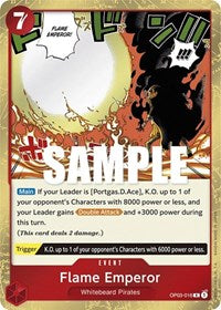 Flame Emperor - Pillars of Strength - OP03-016