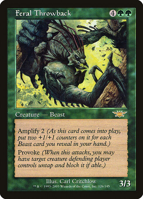 Feral Throwback - Legions - 126