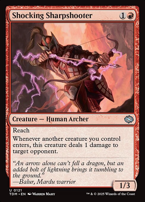 Shocking Sharpshooter - Tarkir: Dragonstorm - 121
