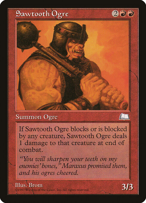 Sawtooth Ogre - Weatherlight - 114