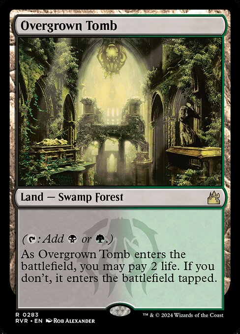 Overgrown Tomb - Ravnica Remastered - 283