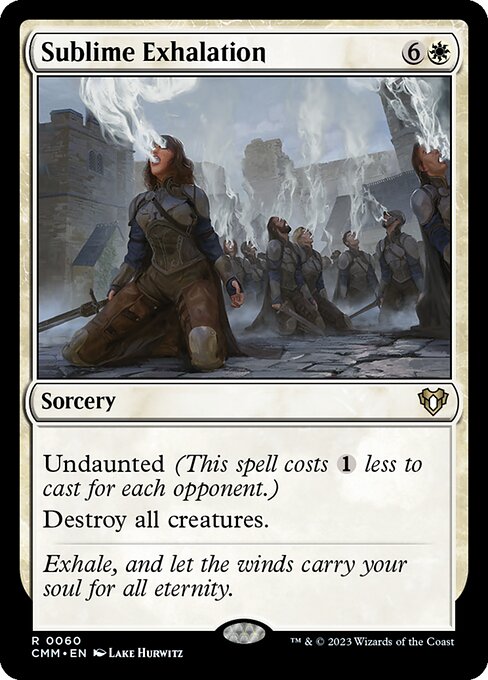 Sublime Exhalation - Commander Masters - 60