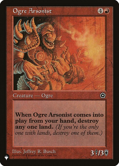 Ogre Arsonist - The List - P02-110