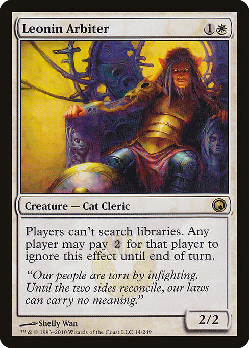 Leonin Arbiter - Scars of Mirrodin - 14