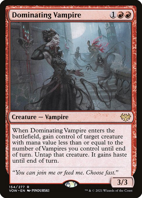 Dominating Vampire - Innistrad: Crimson Vow - 154