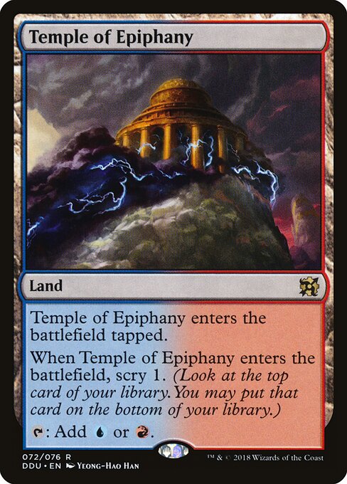 Temple of Epiphany - Duel Decks: Elves vs. Inventors - 72