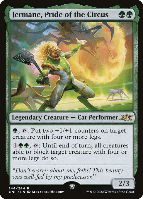 Jermane, Pride of the Circus - Unfinity - 144