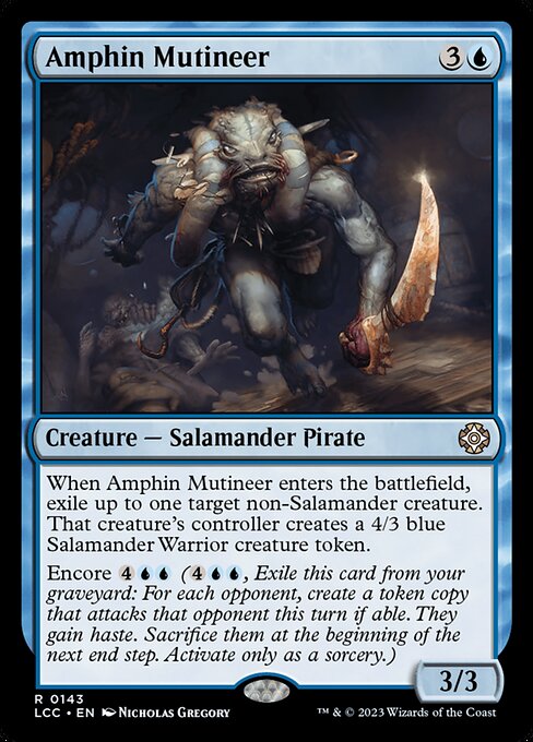 Amphin Mutineer - The Lost Caverns of Ixalan Commander - 143