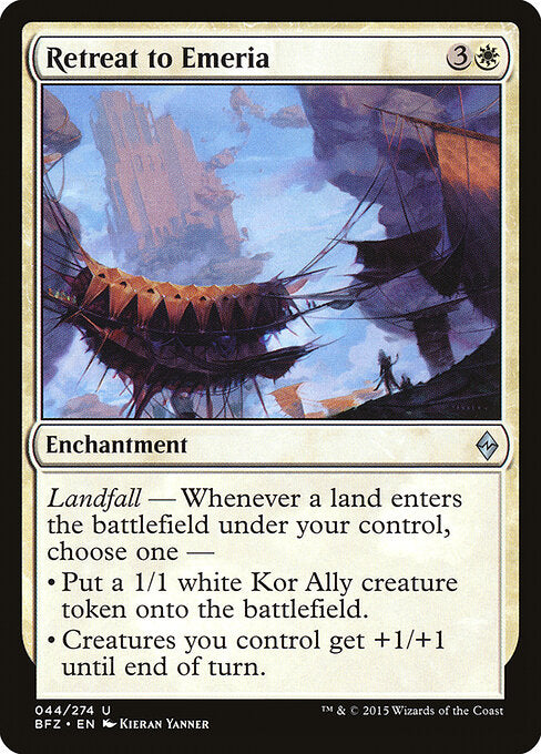 Retreat to Emeria - Battle for Zendikar - 44