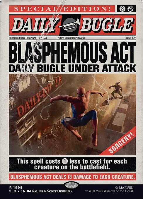 Blasphemous Act - Secret Lair Drop - 1998