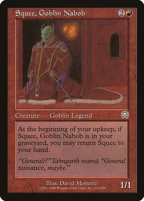 Squee, Goblin Nabob - Mercadian Masques - 214