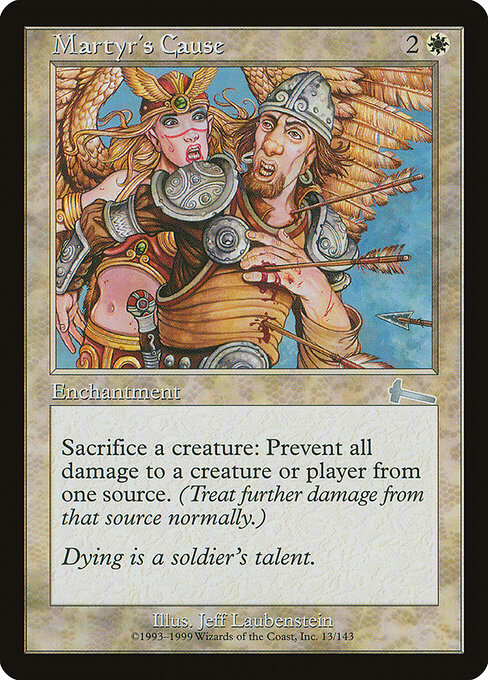 Martyr's Cause - Urza's Legacy - 13