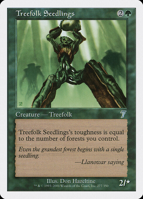 Treefolk Seedlings - Seventh Edition - 277