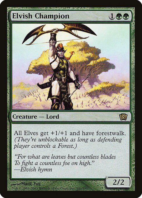 Elvish Champion - Eighth Edition - 241★