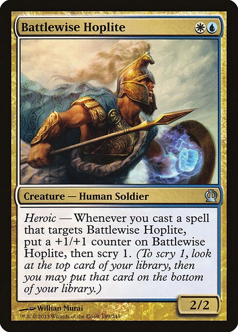 Battlewise Hoplite - Theros - 189