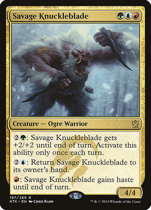 Savage Knuckleblade - Khans of Tarkir - 197