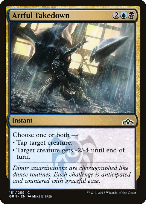 Artful Takedown - Guilds of Ravnica - 151