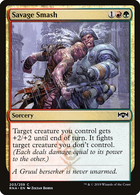 Savage Smash - Ravnica Allegiance - 203