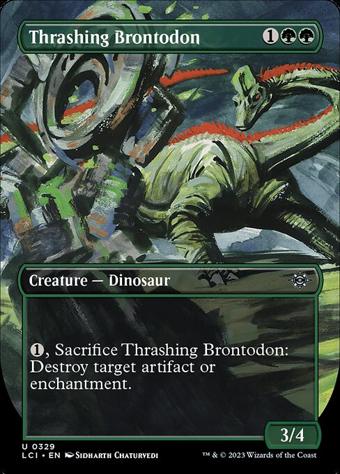Thrashing Brontodon - The Lost Caverns of Ixalan - 329