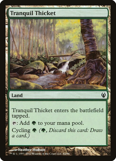 Tranquil Thicket - Duel Decks: Izzet vs. Golgari - 82
