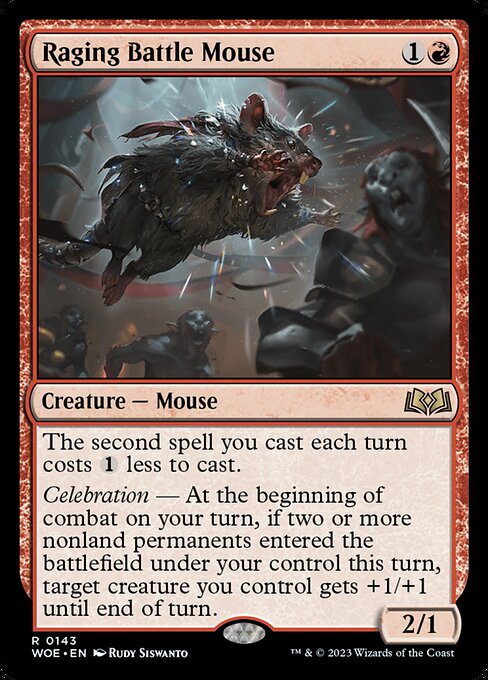 Raging Battle Mouse - Wilds of Eldraine - 143