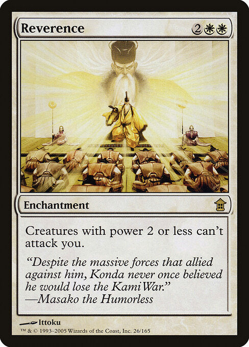 Reverence - Saviors of Kamigawa - 26