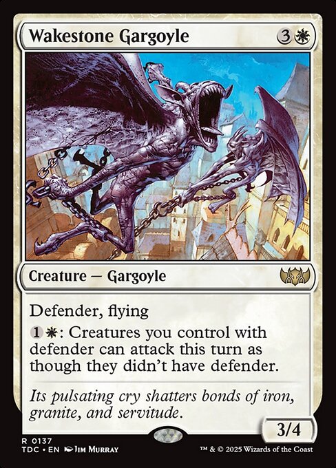 Wakestone Gargoyle - Tarkir: Dragonstorm Commander - 137